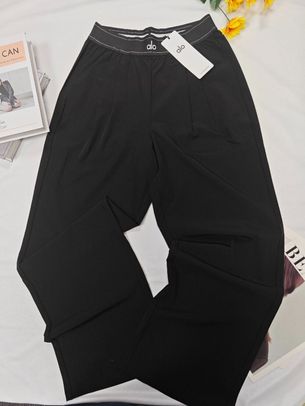 Alo Yoga Suit Up Trouser Black✅Effortless Everyday Pants NWT - Picture 2 of 7